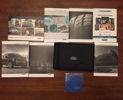 2016 ford f150 owners manual set and ford case fast free shipping