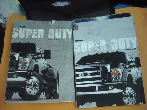 2009 ford superduty  owners manual &amp; case