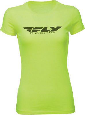 Fly racing corporate ladies t-shirt neon m
