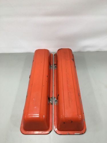 Original chevrolet script valve covers