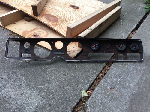 1970 - 81 1979 trans am firebird dash bezel original part aluminum inlay