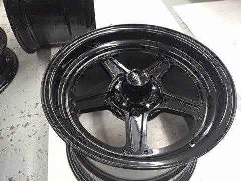 Billet specialties 15&#034; front and rear street lite wheels