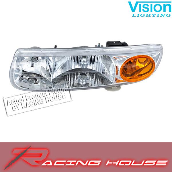 L/h headlight driver side lamp kit unit 2000-2002 saturn sl sl1 sl2 sw2