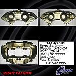 Centric parts 141.62501 rear right rebuilt caliper with hardware