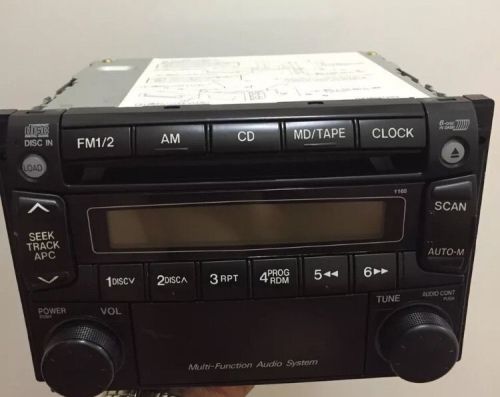 2004 2005 2006 6 disc in dash mazda 6 oem stereo ygfm031253