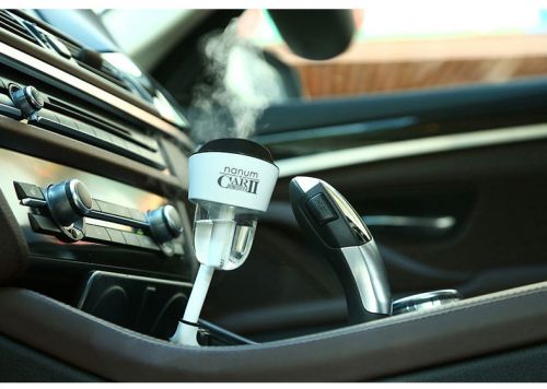 Car fragrance humidifier cigarette lighter with usb socket appliances black