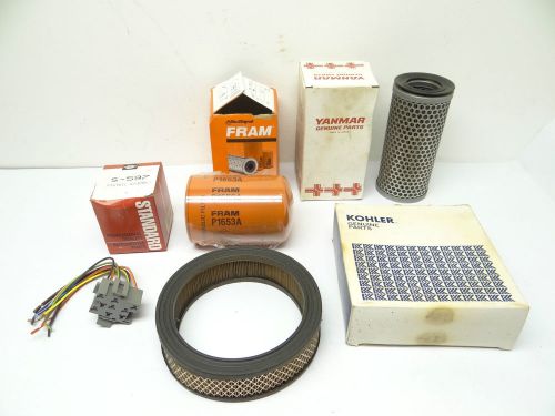 Vintage lot nos yanmar element air cleaner 124064-12510 kohler 642 air filter