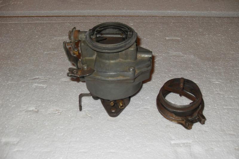 2 rochester 1 barrel carburetors, rp gm carbs, good to rebuild, 50's, 60's, n/r