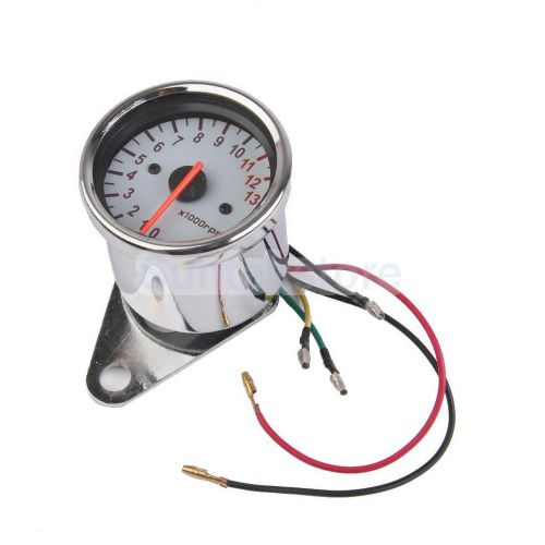 12v universal motorcycle 13000rpm tachometer tacho gauge for honda yamaha