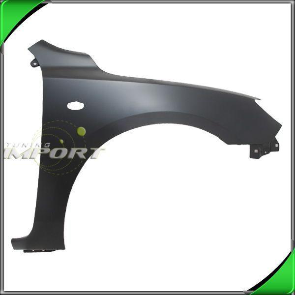 2004-2009 mazda 3 passenger right front fender primered black steel replacement