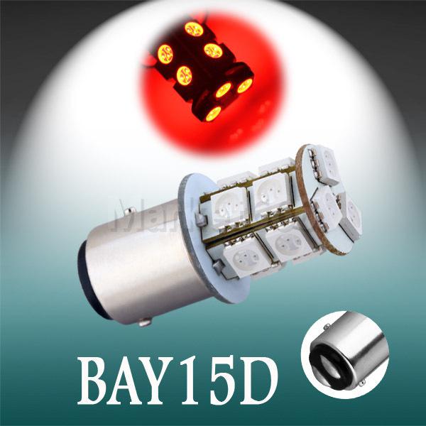 1157 bay15d 13 smd 5050 red fog tail turn signal 13 led car light bulb lamp