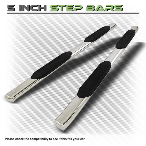 5" aero-bend 07-13 tundra double cab stainless side step nerf bar running board