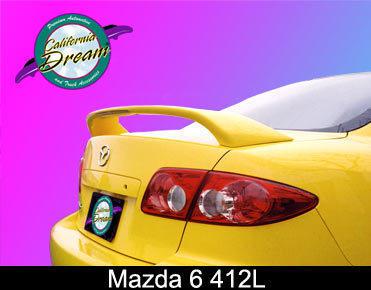 Painted mazda 6 factory style i spoiler 2003-2008