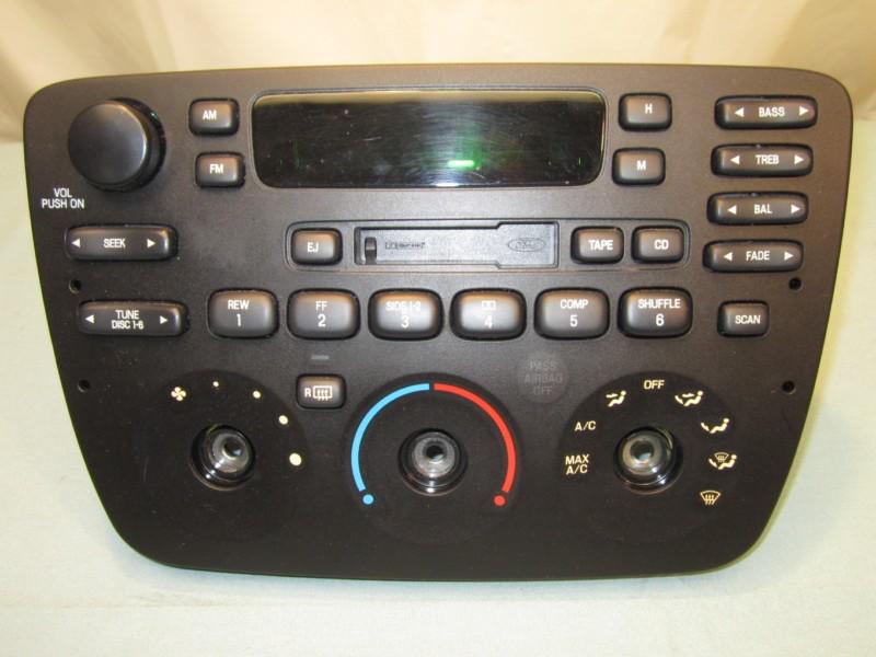 2007 ford taurus am fm cassette radio stereo