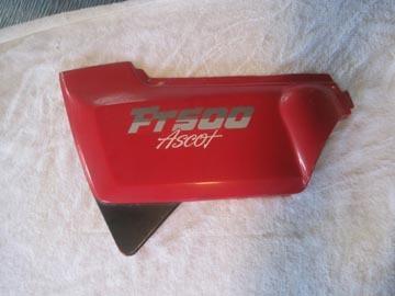 1982 honda ft 500 motorcycle left side panel