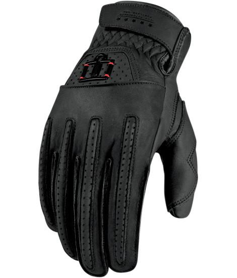 Icon 1000 rimfire mens leather motorcycle gloves black 3xl xxxl 3x