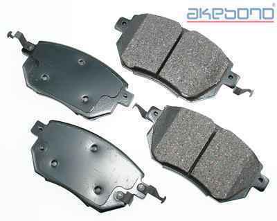 Akebono act969 brake pad or shoe, front-proact ultra premium ceramic pads