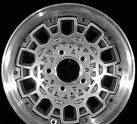 15 inch factory alloy rim - chevrolet astro van / gmc safari van / 1985-1992