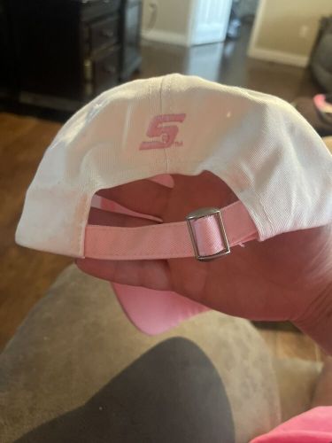 Snap-on tools baseball cap hat one size pink/white adjustable national premium