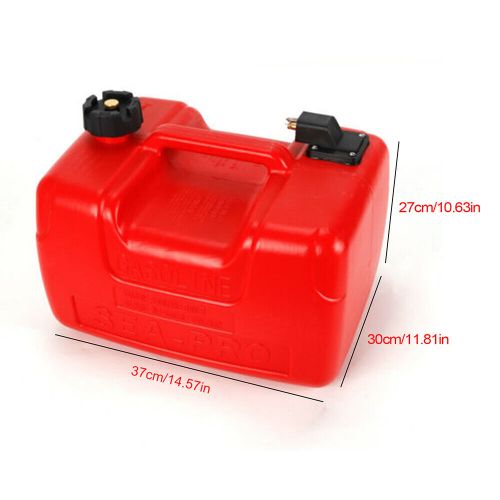 3 gallon outboard boat motor gas tank external fuel tank plastic can