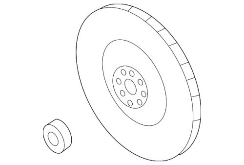 Genuine subaru flywheel 12342aa171