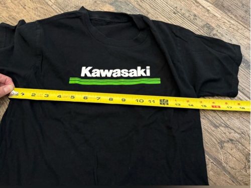 Kawasaki team green youth t-shirt / black boys small