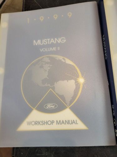 1999 ford mustang factory shop service repair workshop manual set oem