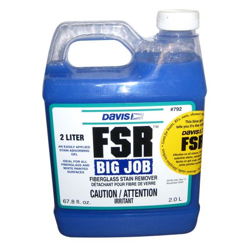 Davis fsr big job fiberglass stain remover - 2-liter