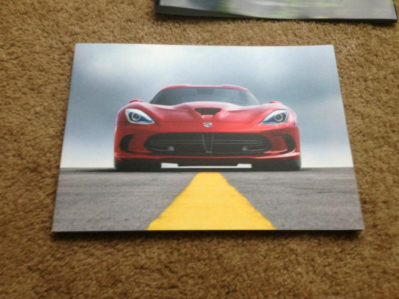 2013 dodge srt viper dealer brochure w/ dust jacket