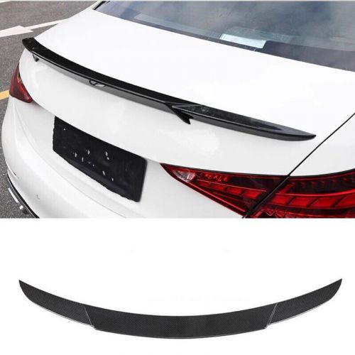 Rear spoiler lip wing roof lid for benz c class c260 c300 2022-2023 abs carbon q