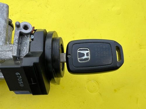 2013-2017 honda civic ignition switch lock w/key &amp; immobilizer oem 39730-t2a-a1