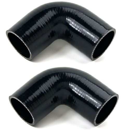 S1d 2x 3&#034; silicone coupler 90 degree turbo air intake w/ 4x t-bolt clamps