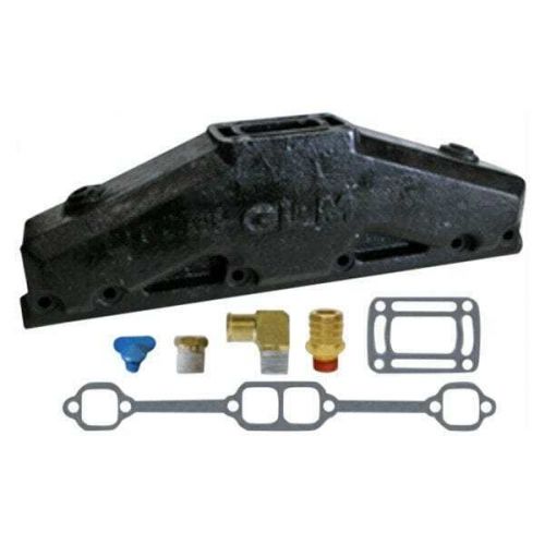 Glm marine 51430 exhaust manifold kit for v8 s.b. (1989 &amp; up)