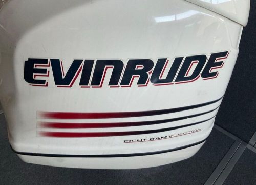 Evinrude 200 hp ficht engine cover top cowl hood pn 0285595 fits 2001-05