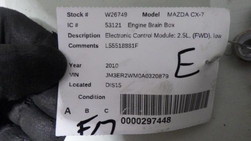 10 mazda cx-7 engine control module l55518881f