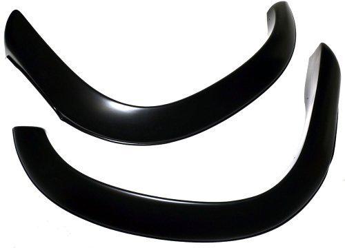 Warn fender flare 4x flare black plastic set of 2 32956