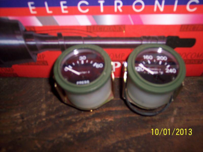 Dodge military truck m37  power wagon  jeep m715 oil & temp gauges new  