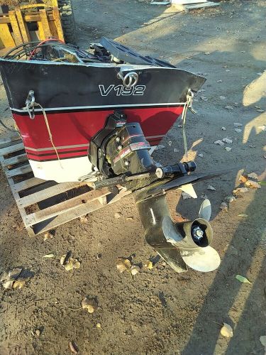 Mercruiser 470 engine outdrive transom assembly guages steering 170 hp