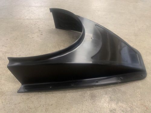 5 inch black curved hood scoop