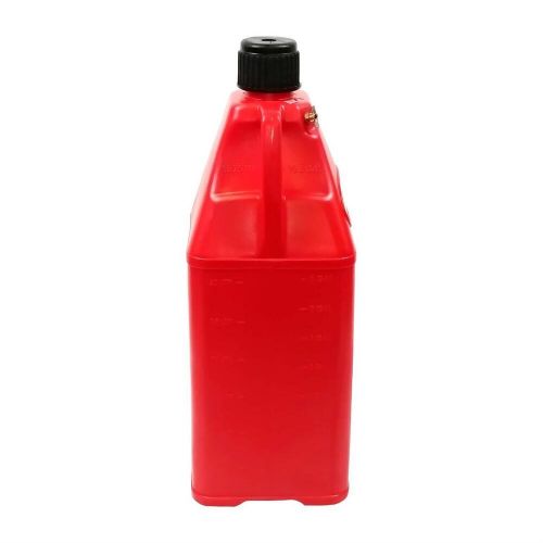 Flo-fast 10501 polyethylene 10.5 gallon utility jug, red