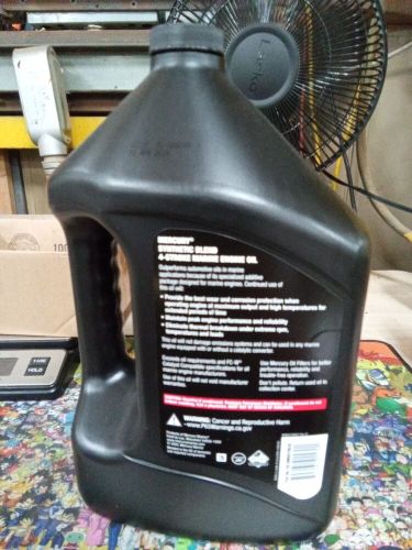 Mercury oem synthetic blend 25w-40 engine oil 92-8m0078630 gallon 187ep