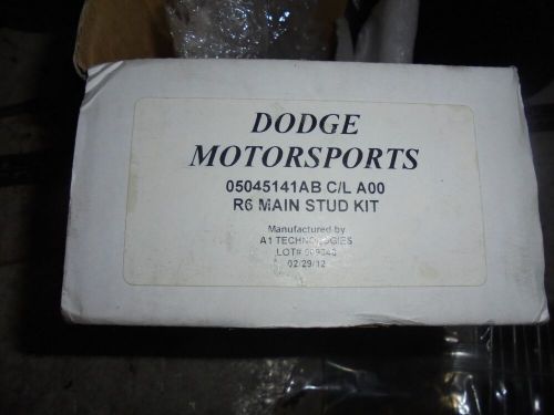 Stud kit mains (10) studs 7/16 - 4&#034; lg (10) bolts 7/16 r6 mopar dodge 05045141ab