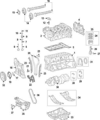 Genuine mercedes-benz engine piston 274-030-09-00