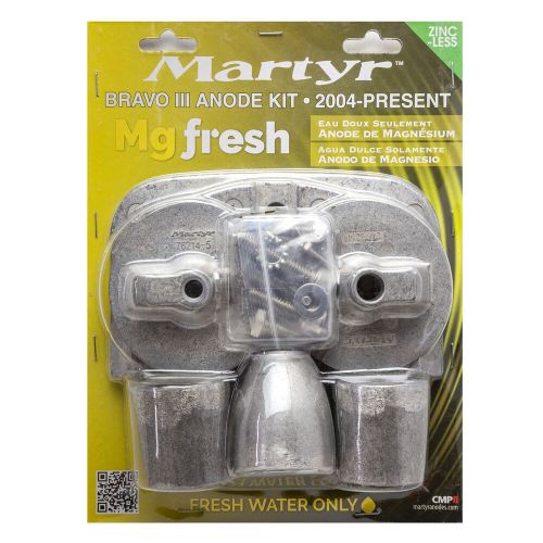 Martyr magnesium anode kit for mercruiser bravo three 2004 - present