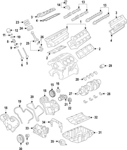 Genuine gm camshaft 24456976