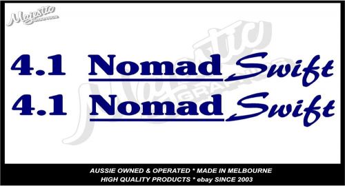 4.1 nomad swift - 650mm x 70mm - seajay - boat decals