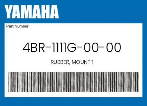 New genuine oem yamaha rubber, mount 1 - 4br-1111g-00-00