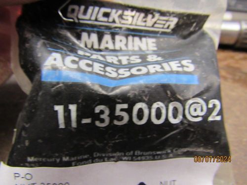 2 new oem mercury quicksilver lock nuts 11-35000