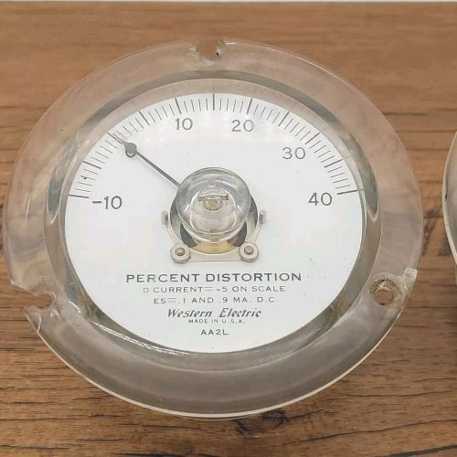 Western electric percent distortion &amp; bias meter aa2l aa3e