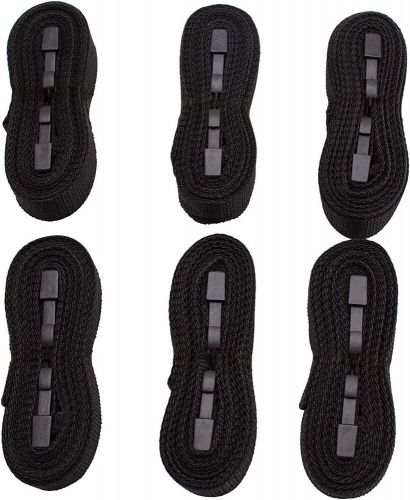 Icover boat cover tie down straps adjustable quick release tightening straps,6pk